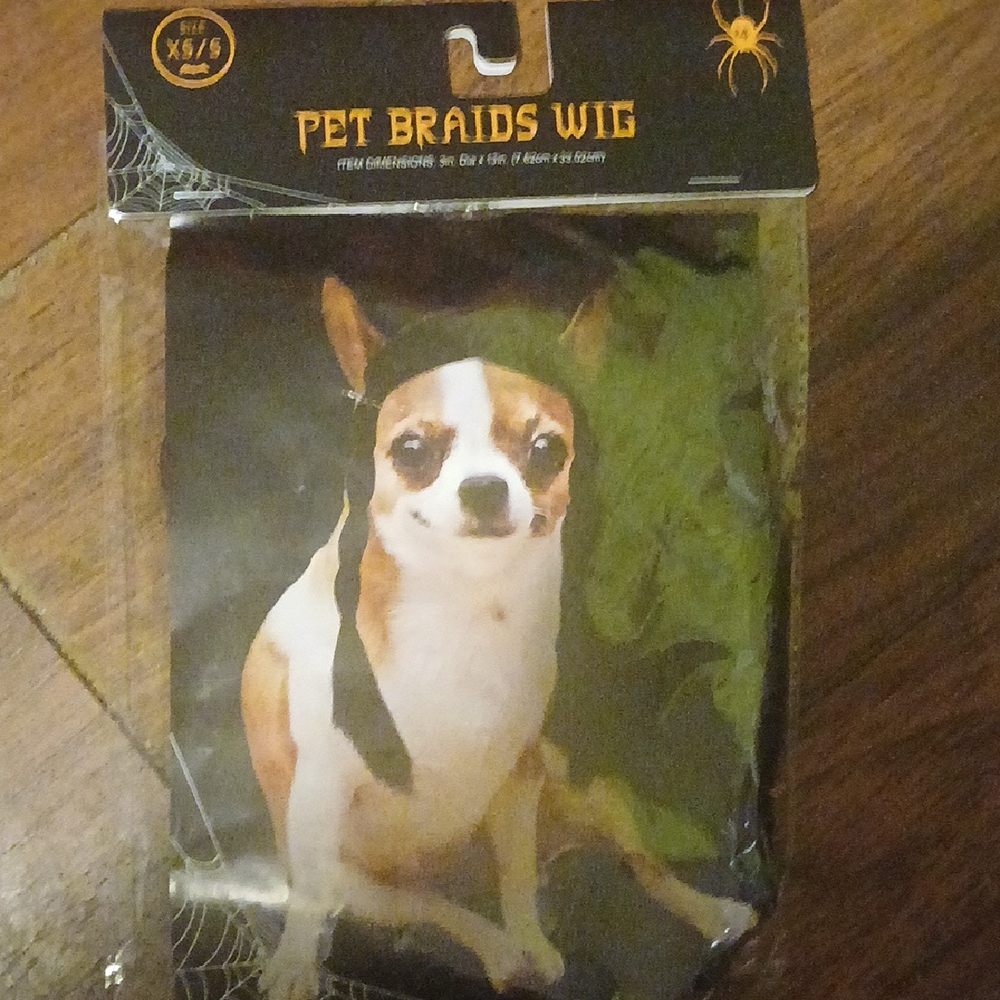 Pet Braids Wig for Dogs - Black